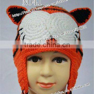 crochet hats tiger hat with cat ears tiger crochet beanie