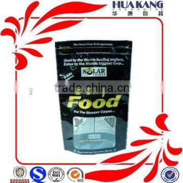 food stand up pouch with zipper/stand up food packaging bags