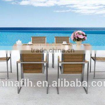 Hpl table used hotel garden classics outdoor furniture