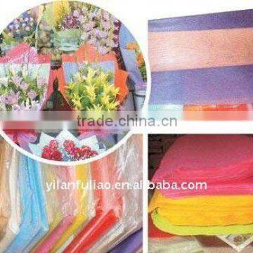 colorful polyester nonwoven for flower wrapping paper