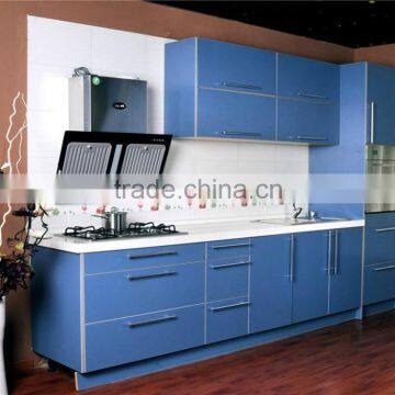 China Manufacture modern melamined particle board kitchen cabinet