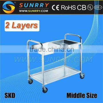 2015 New Style Handle For Trolley Push Cart And Restaurant Service Trolley