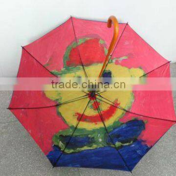 Heat transfer full printing umbrella