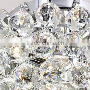 China Wholesale Silver Modern K9 Crystal Ball Chandelier Celing Lamp photo-4