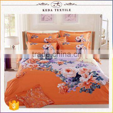 2016 China supplier manufactuing bedroom 4pcs about 200TC 100% cotton bedsheet bedding set