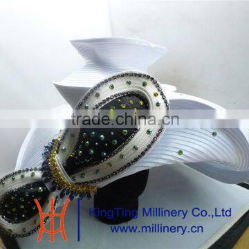 Popular Wide Brim Ladies Church Hat Fancy Hats Wholesale