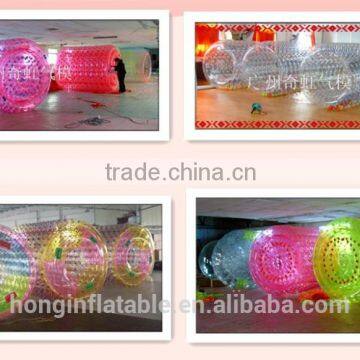 Guangzhou Qihong High Quality PVC Material Inflatable Water Roller For Lake