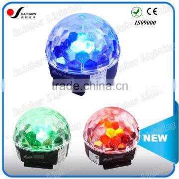 High Quality Pro RGBWYP 6PCS 3W LED Crystal Ball Ceiling Light Made in China