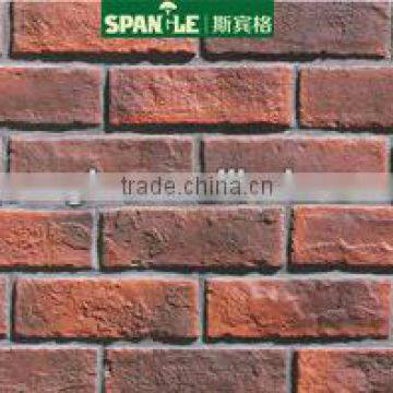 Eco-friendly artificial red brcik culture stone for wall