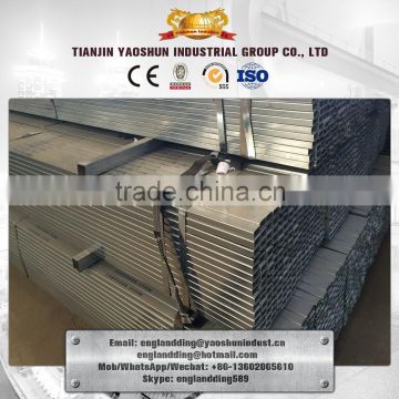 38*38mm hot dip/ pre galvanized square pipe/ rectangular steel tube