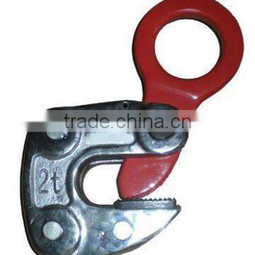 Horizontal plate lifting clamp