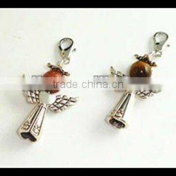 Fashion Modern Design Beautiful Angel Agate Charm