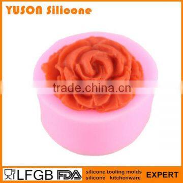 Hot Selling Rose Flower Cake Decoration Tip Silicone Fondant Mold photo-6