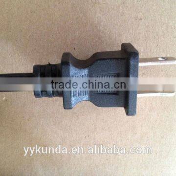 UL Approval US 110v 2 Prong Polarity NEMA1-15P Power Cord photo-5