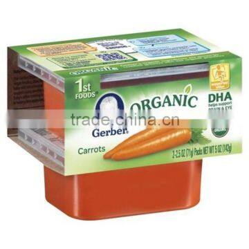 2 x 2.5oz 1St Organic Carrot Foods