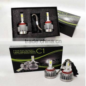 H1 H3 H4 H7 9005 9006 30W 3000lm H7 LED HEADLIGHT 30W LED BULB CAR HEAD LIGHT LED Car h7 Led Headlight Bulbs photo-6