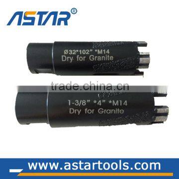 M14 Dry Drill Bits/core Drill Bits For Ceramic Marble Granite Concrete