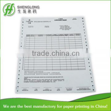 industrial paper printing with carbon copy paper