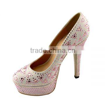 Diamond crystal high heels women charm fashion wedding party shoes                        
                                                Quality Choice