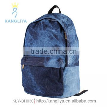 New arrival casual cowboy bags casual jean backpack travel