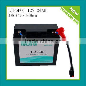 lithium battery 12v 24ah with Anderson connector for golf cart(18/36holes)