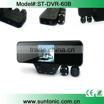 3.5 inch Car Mirror DVR HD1080P with dual lens car rearview