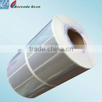 Roll Adhesive Sticker Matte Silver Polyester Label photo-4