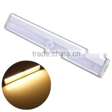 Rechargeable LED closet light 10 led night light bar