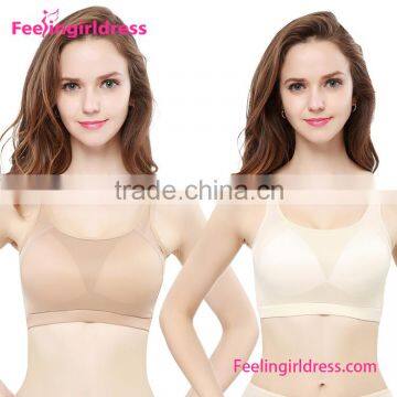 OEM accept plain nude sport bra pattern on sale