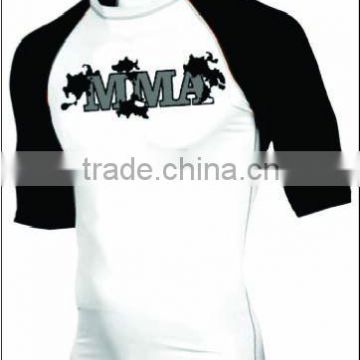 rash guard black white