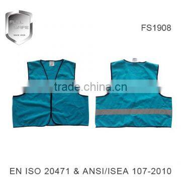 2016 lake blue reflective vest FS1908