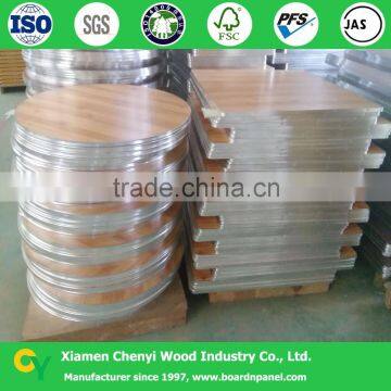 cut to size melamine board with edge banding for dining table