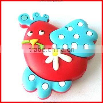 cute chicken shape magnet for fridge,travel souvenir fridge magnet wholesale