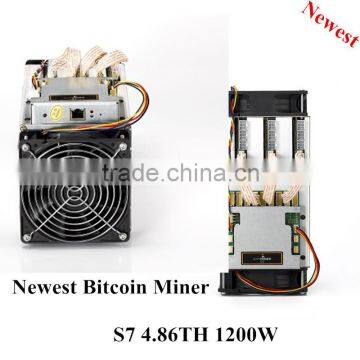 2016 NEW Bitcoin miner S7 Bitmain Antminer S7 SHA-256 BTC Bitcoin Miner 4.73TH/s Antminer S7 miner FULL WARRANTY