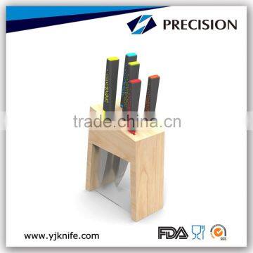Chef Essentials Knife Block Set ,Modern Kitchen Knife,Royal Knife Set with Novel Wooden Stand