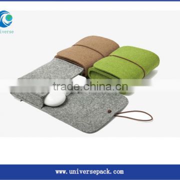 Flap design felt bag patterns with elastic string