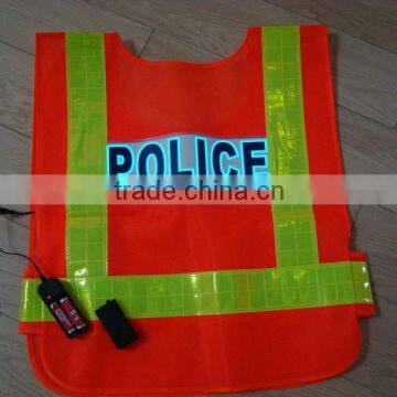 Mesh cloth EL safety Clothes EL safety vest