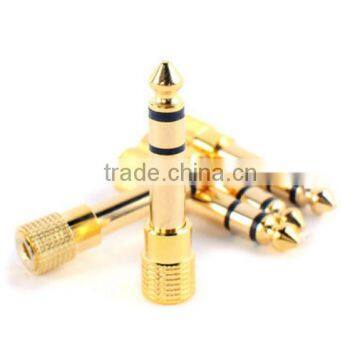 Wholesale male to female 6.5mm to 3.5mm Stereo Adapter