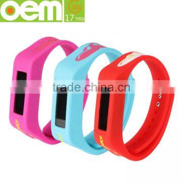 OEM high quality silicone rubber fitness band activity tracker