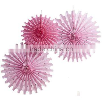 Orange and Black DIY Tissue Paper Fan Halloween Outdoor Decoration photo-5