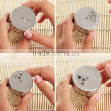 High Quality Glass Bottles With Stainless Steel Coating Spice & Pepper Shakers/spice Container / Glass Salt and Pepper Shakers Quality Choice photo-4