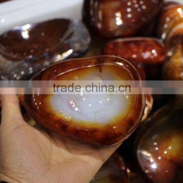 Wholesale Beautiful Top Quality Engraved Crystal Ashtray Red Agate Ashtray photo-3