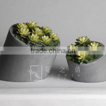 New design artificial flowers with resin vases home decorations