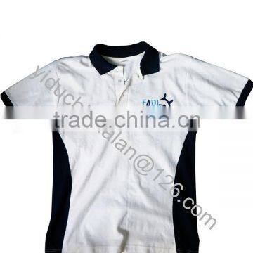 Custom design cotton Polo T-shirts for men wholesale plain white t shirts / cheap plain white t-shirts