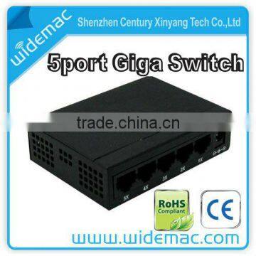 Mini 5 port Gigabit Ethernet Switch