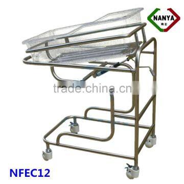 NFEC12 hospital baby cot,iron baby crib,hospital baby cart