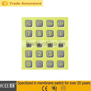 4x5 calculator color rubber keypad custom matrix rubber keypad