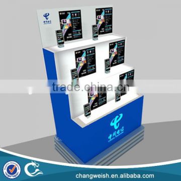 three layer design mobile phone display flat