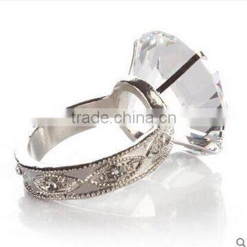 2016 Decorative Diamond Crystal Napkin Ring For Wedding