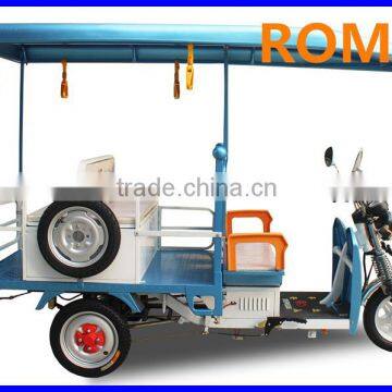 India electric rickshaw prices/passenger motor tricycle with battery